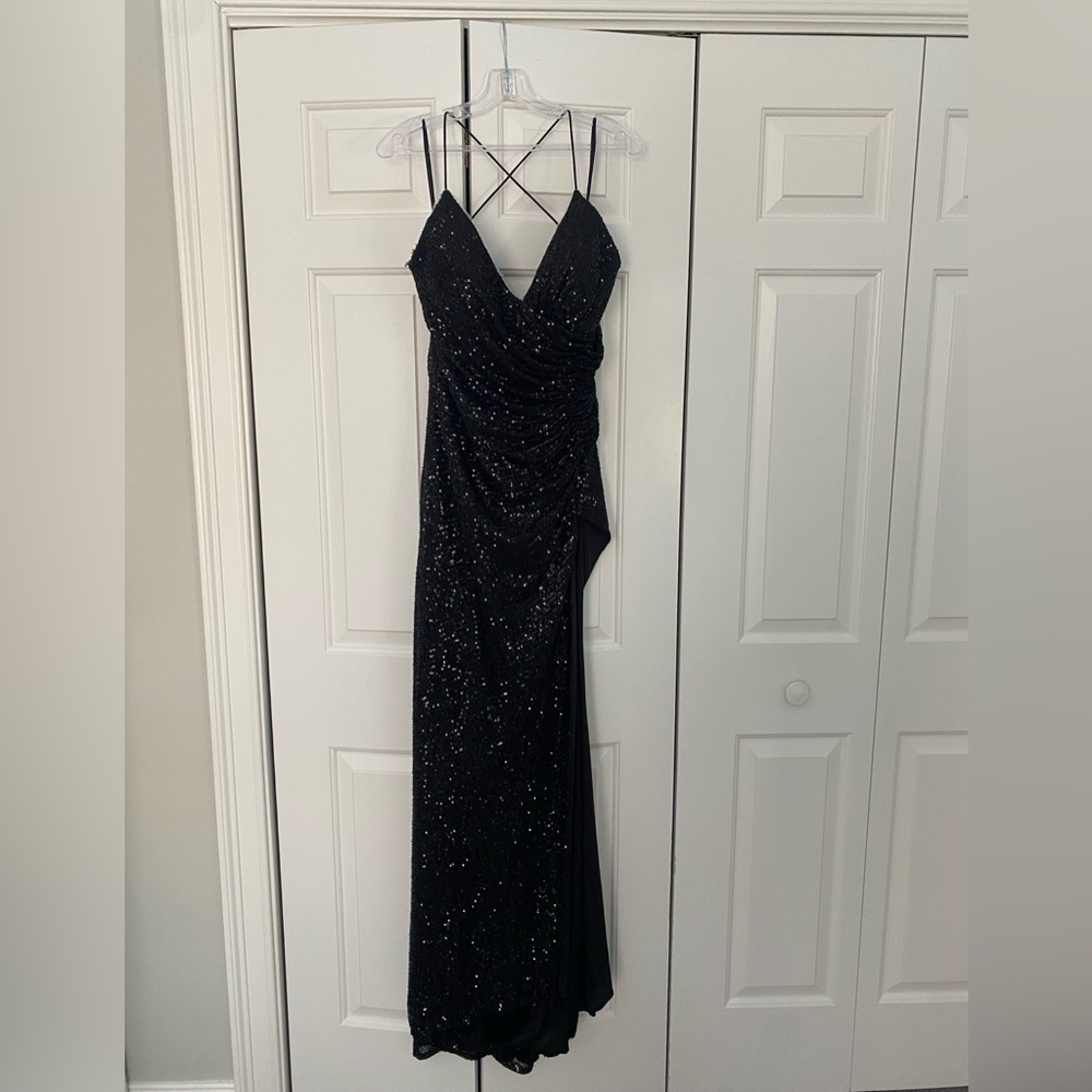 Velvi Black Prom Dress